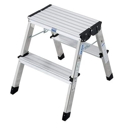 Алуминиева двустранна стълба 2х2/ 0,45м