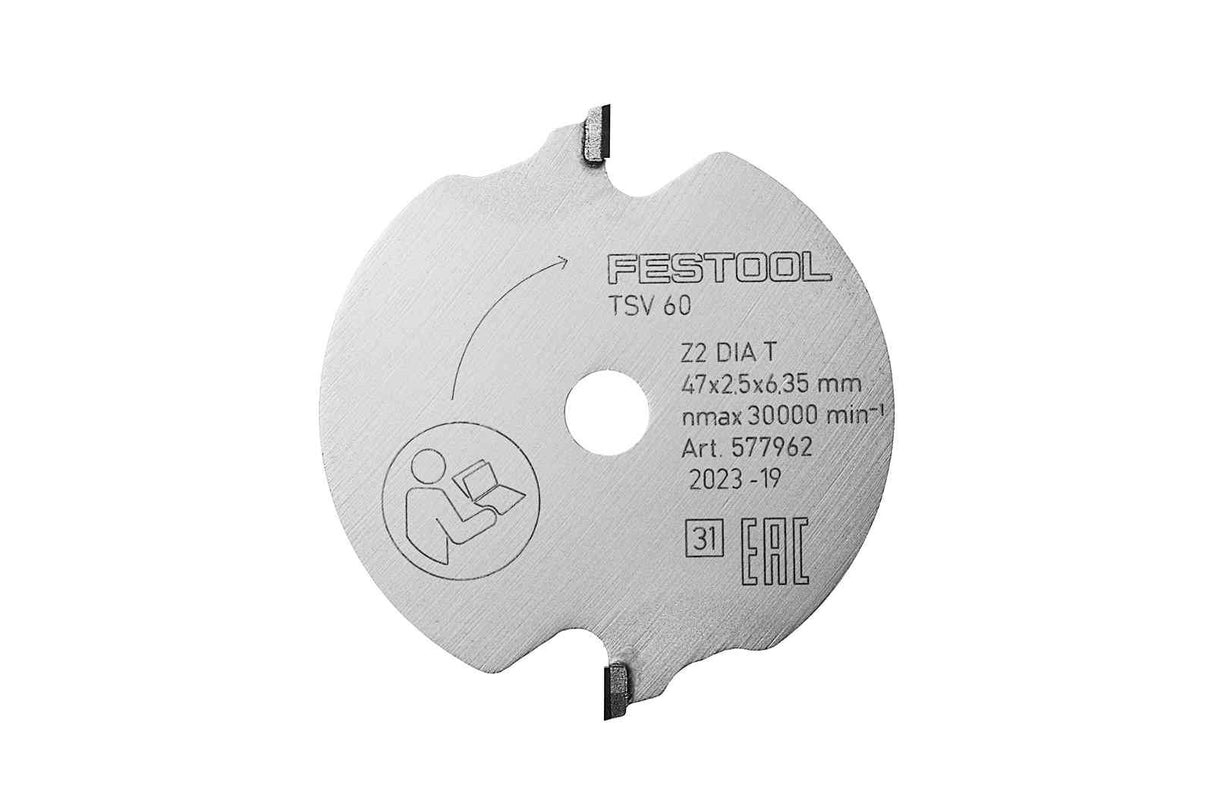 Festool Подрязващ циркулярен диск WOOD FINE CUT SPECIAL DIA 47x2,5x6,35 T2