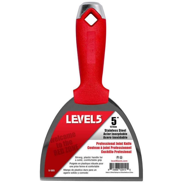 LEVEL 5 Шпакла с композитна дръжка 5"/127mm