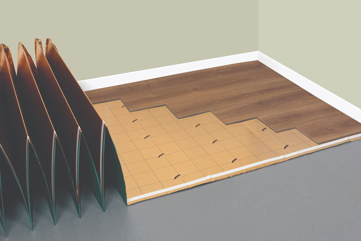 Подложка LVT за ламиниран паркет Effector 1.5 мм, 100 x 50 см,  10 м²/пакет