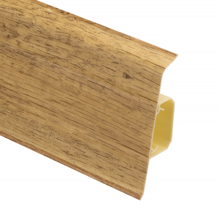 PVC Skirting Board SG75/Q1 Salag with Cable Duct, Dirty Oak, 2.2 m