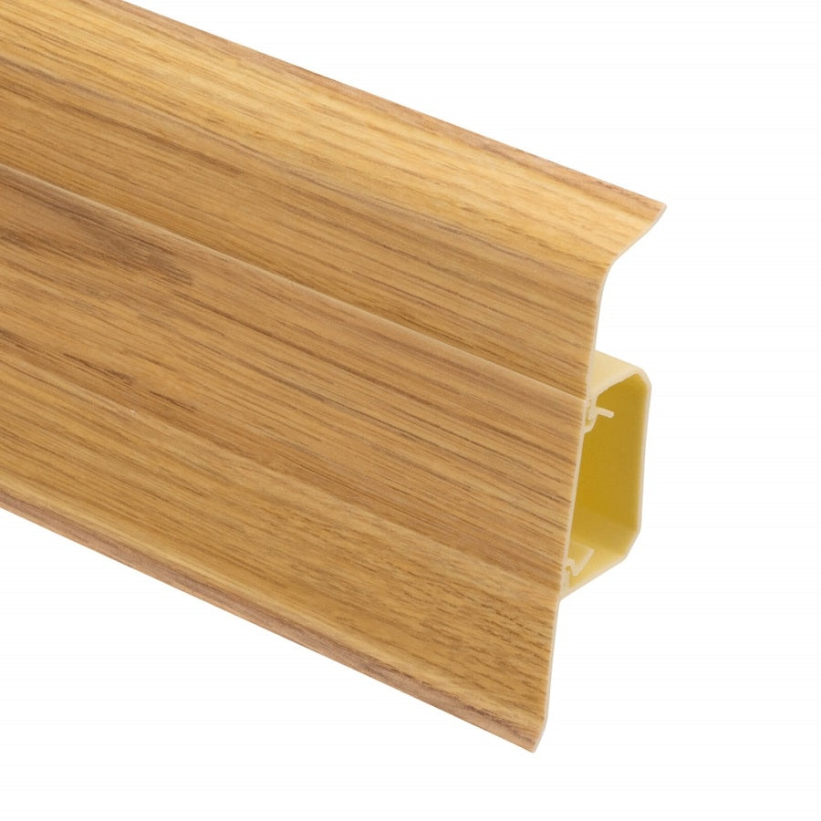 PVC skirting board SG75/R8 Salag with cable duct, Quark, 2.2 m