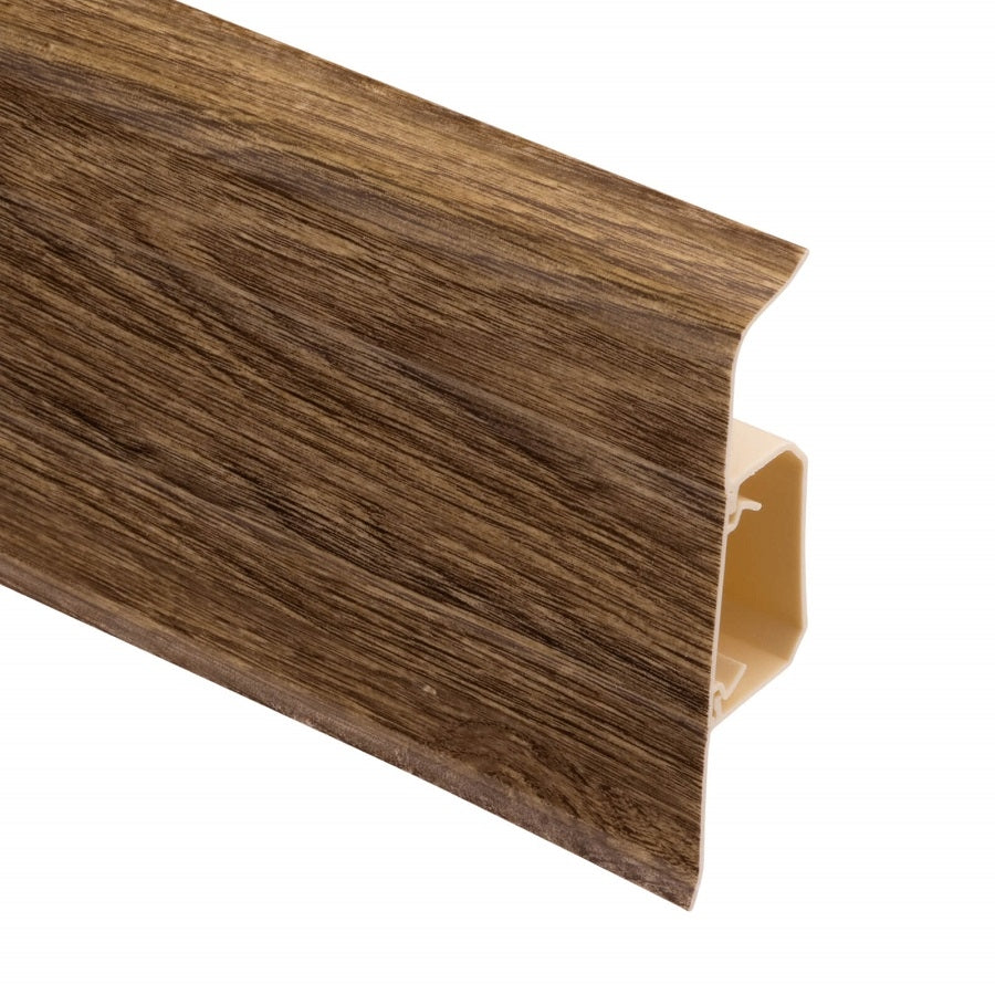PVC skirting board SG75/R4 Salag with cable duct, Dark Rose, 2.2 m