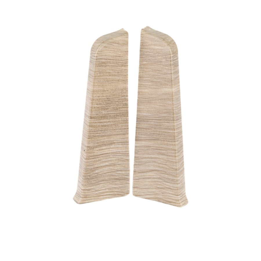 End caps right and left for skirting board SG75/30 Salag, Nosa