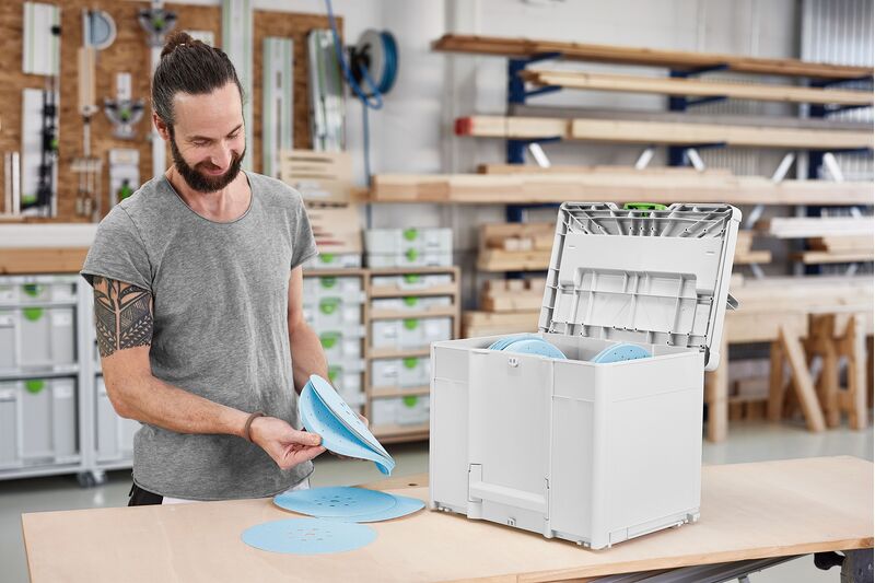 Festool Systainer³ за шкурка Granat SYS-STF D225 GR-Set