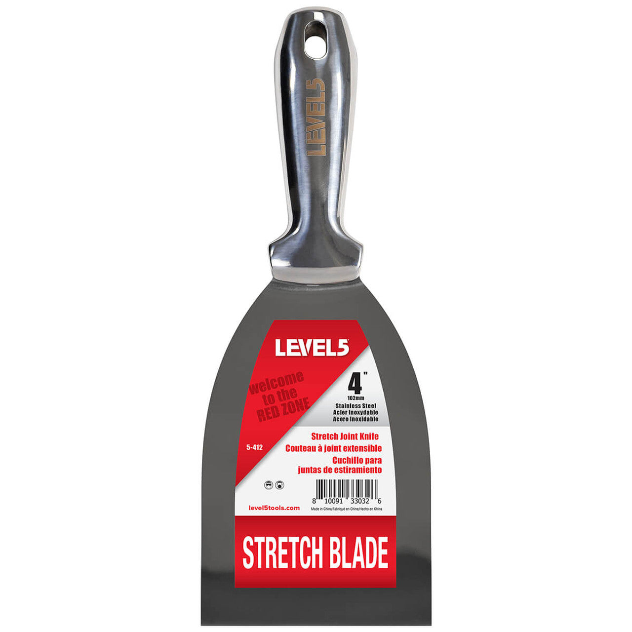 LEVEL 5  Шпакла със заварена дръжка 4"/102mm