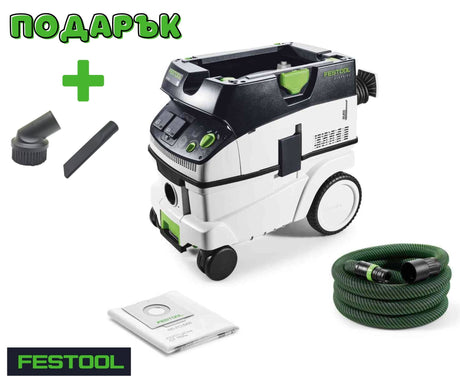 Festool Mобилна прахосмукачка CTL 26 E SD CLEANTEC