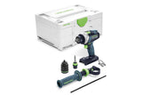Festool Акумулаторен винтоверт QUADRIVE TDC 18/4 I-Basic