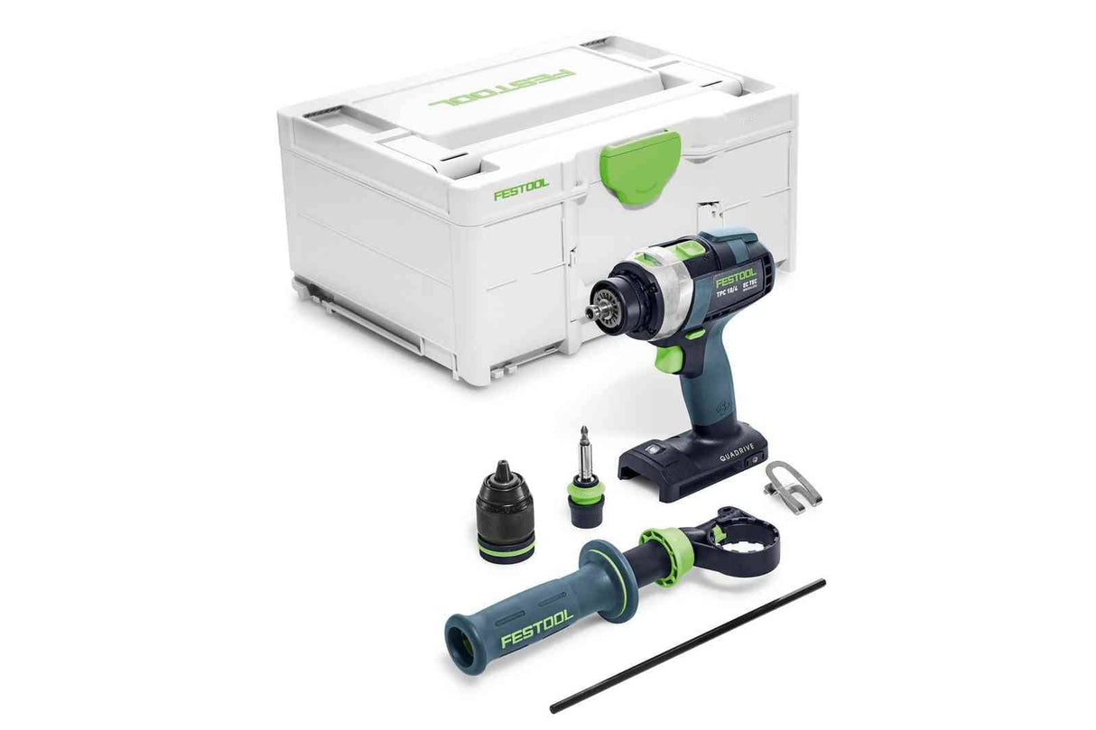 Festool  Акумулаторен ударен винтоверт QUADRIVE TPC 18/4 I-Basic