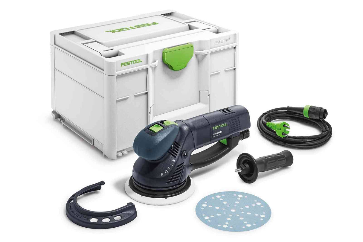 Festool Комбиниран ротационен шлайф RO 150 FEQ-Plus ROTEX
