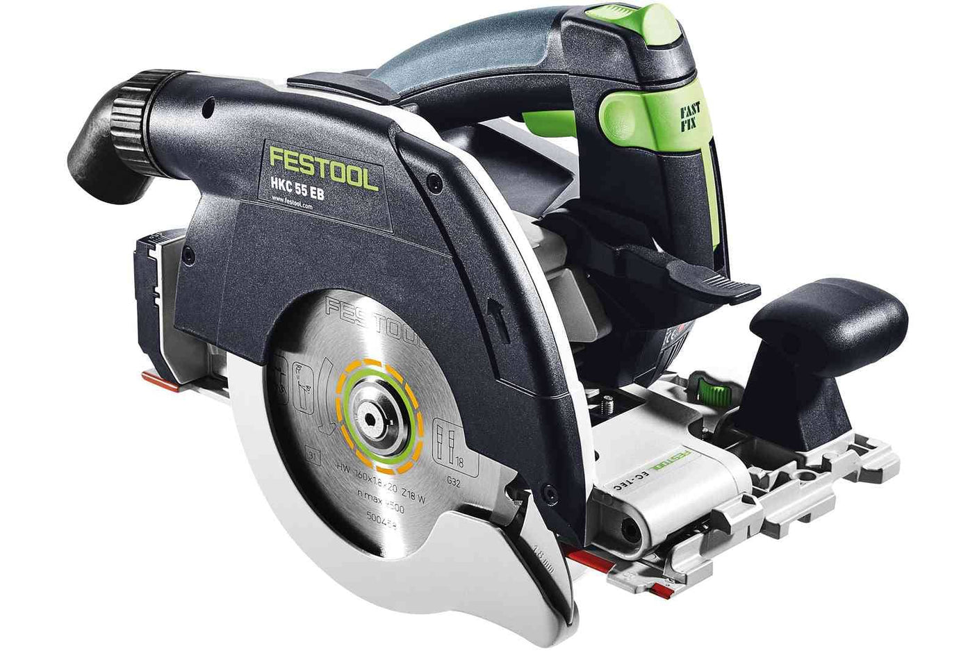 Festool Акумулаторен ръчен циркулярен трион HKC 55 EB-Basic