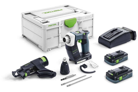 Festool Акумулаторен строителен винтоверт DWC 18-4500 HPC 4,0 I-Plus DURADRIVE