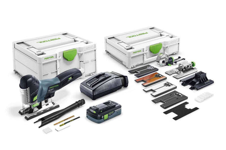 Festool Акумулаторен махален прободен трион PSC 420 HPC 4,0 EBI-Set CARVEX