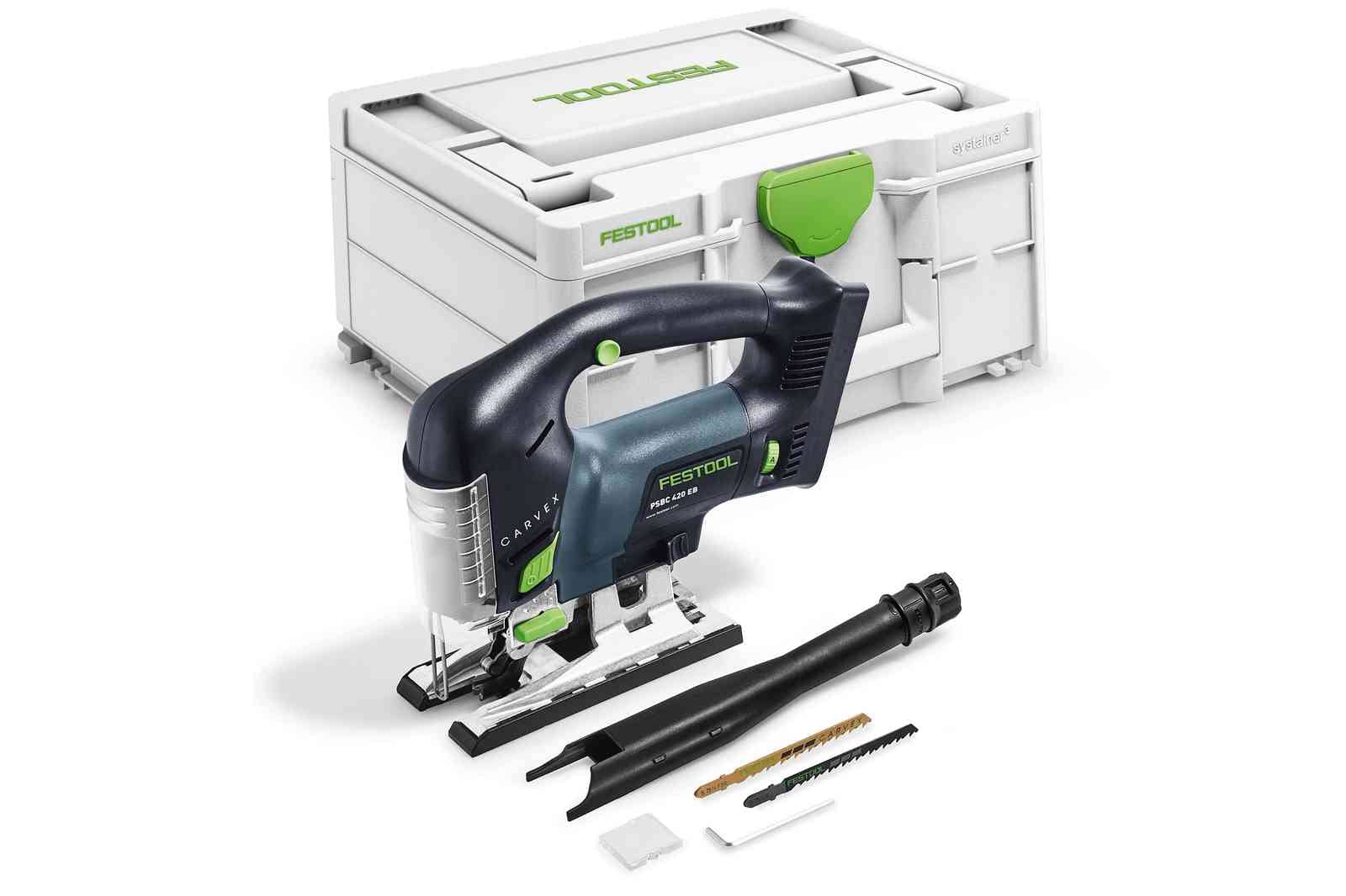 Festool Акумулаторен махален прободен трион / зеге PSBC 420 EB-Basic CARVEX