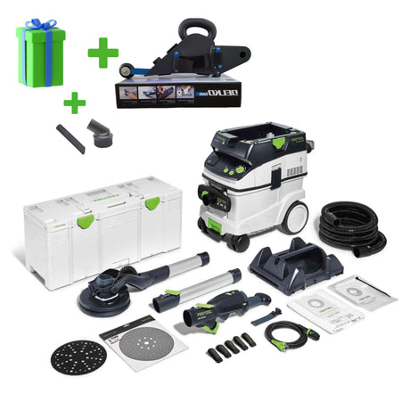 Festool Жираф с дълга дръжка LHS 2 225/CTL 36-Set PLANEX