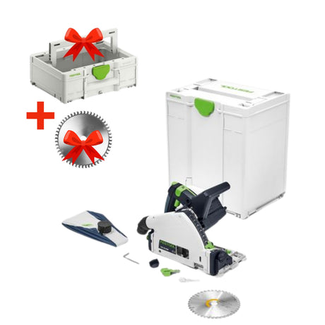 Festool Акумулаторен потъващ циркулярен трион TSC 55 KEB-Basic