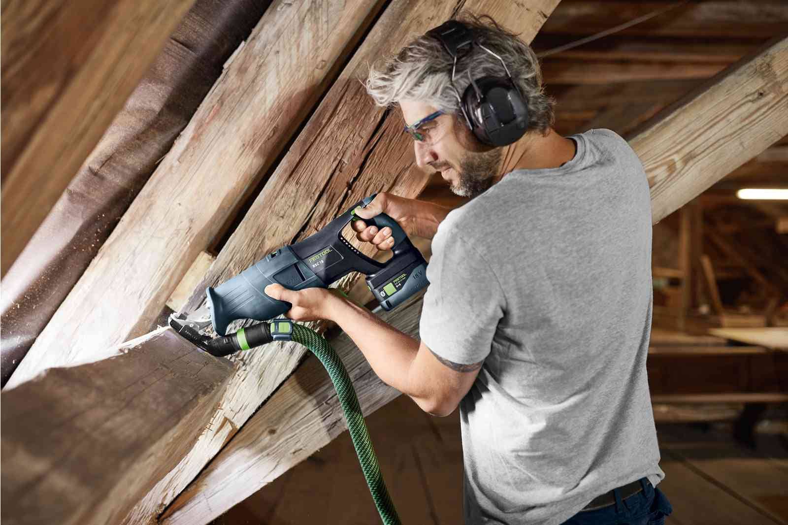 Festool Акумулаторен саблен трион RSC 18 5,0 EB-Plus
