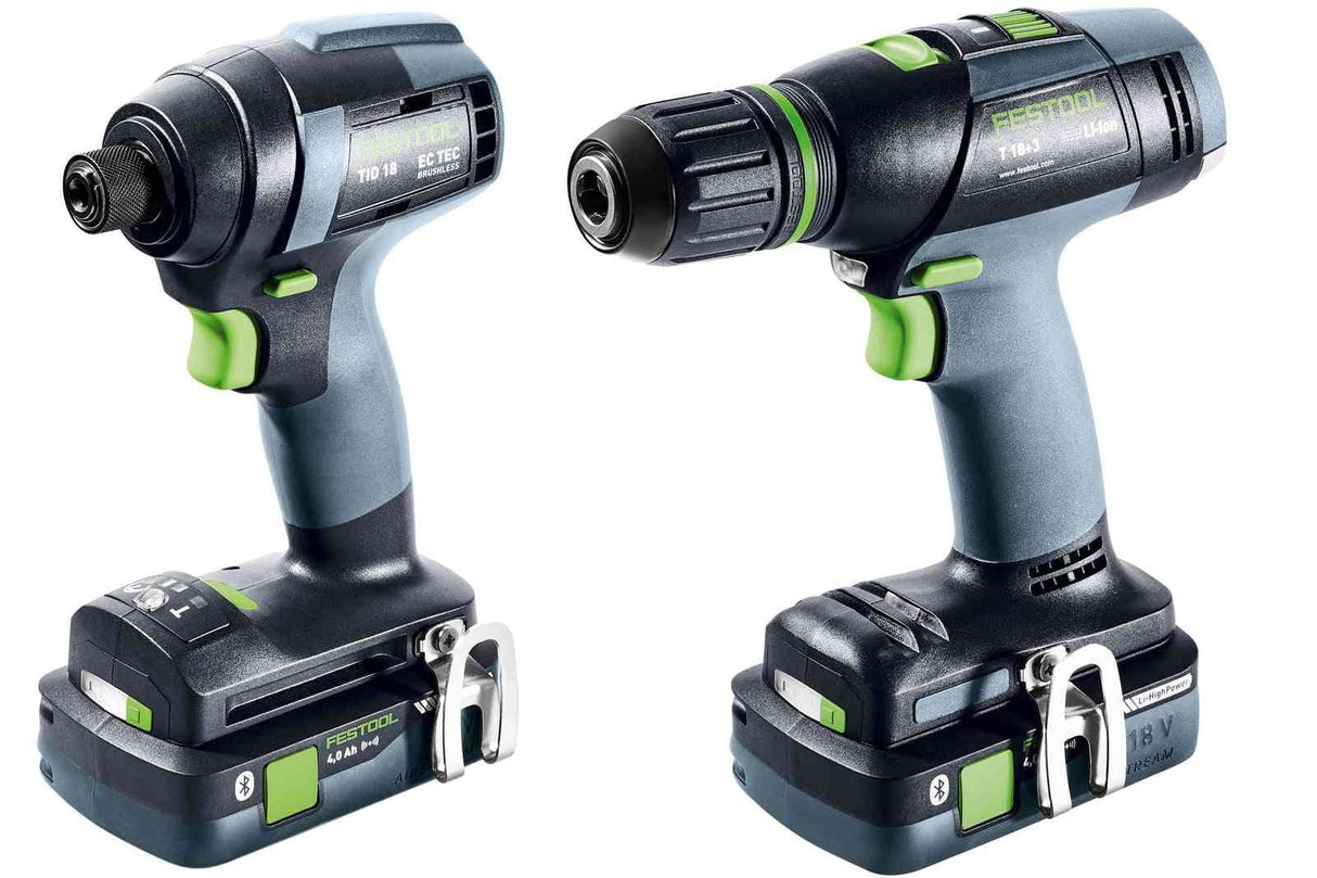 Festool Screwdriver and drill bit set TID 18 HPC 4,0 I-Set T18