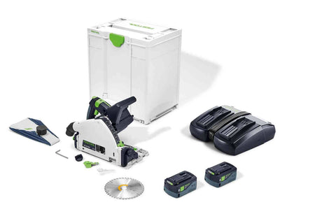 Festool Акумулаторен потъващ циркулярен трион TSC 55 5,0 KEBI-Plus/XL