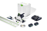 Festool Акумулаторен потъващ циркулярен трион TSC 55 5,0 KEBI-Plus/XL-FS