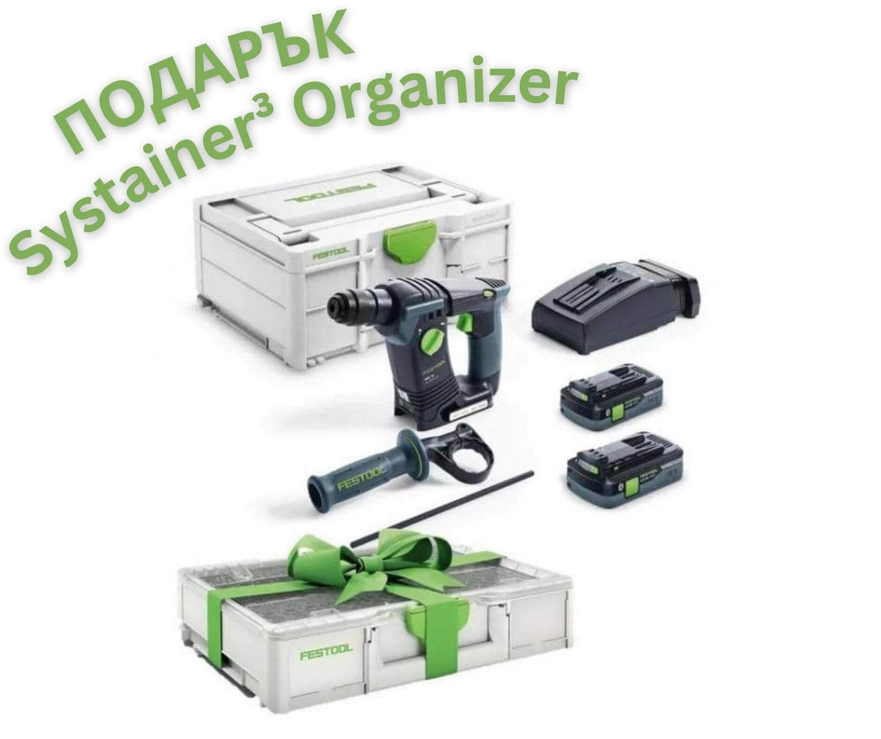 Festool Акумулаторен перфоратор BHC 18 HPC 4,0 I-Plus