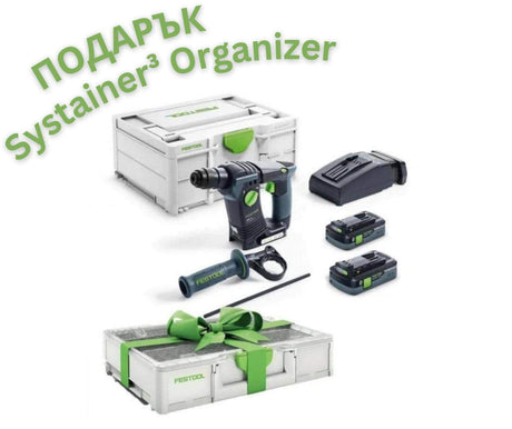 Festool Акумулаторен перфоратор BHC 18 HPC 4,0 I-Plus