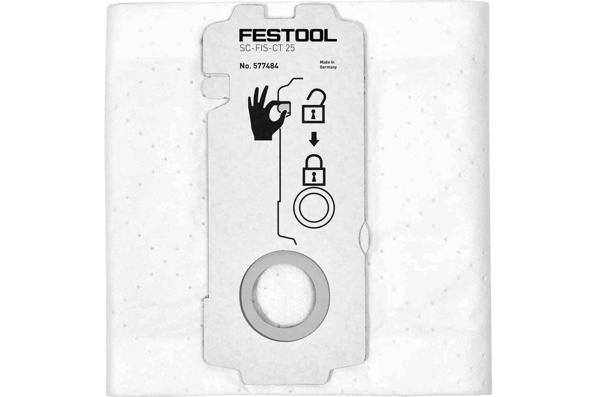 Festool Филтърна торба SC-FIS-CT 25/5 броя