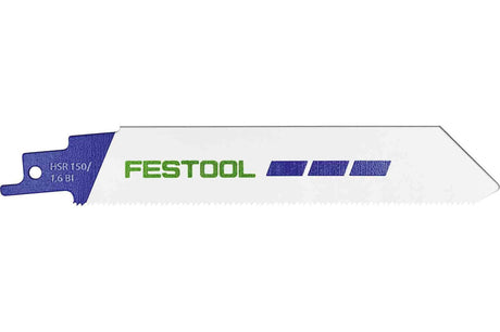 Festool Нож за саблен трион METAL STEEL/STAINLESS STEEL HSR 150/1,6 BI/5 броя