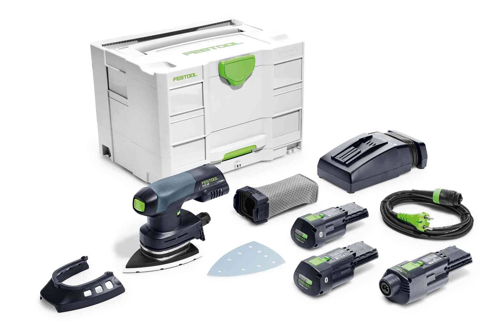 Festool Акумулаторна делта-шлайф машина DTSC 400 3,0 I-Set
