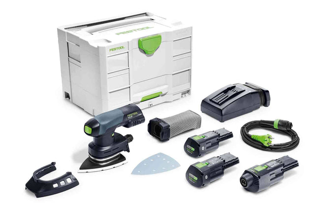 Festool Акумулаторна делта-шлайф машина DTSC 400 3,0 I-Set