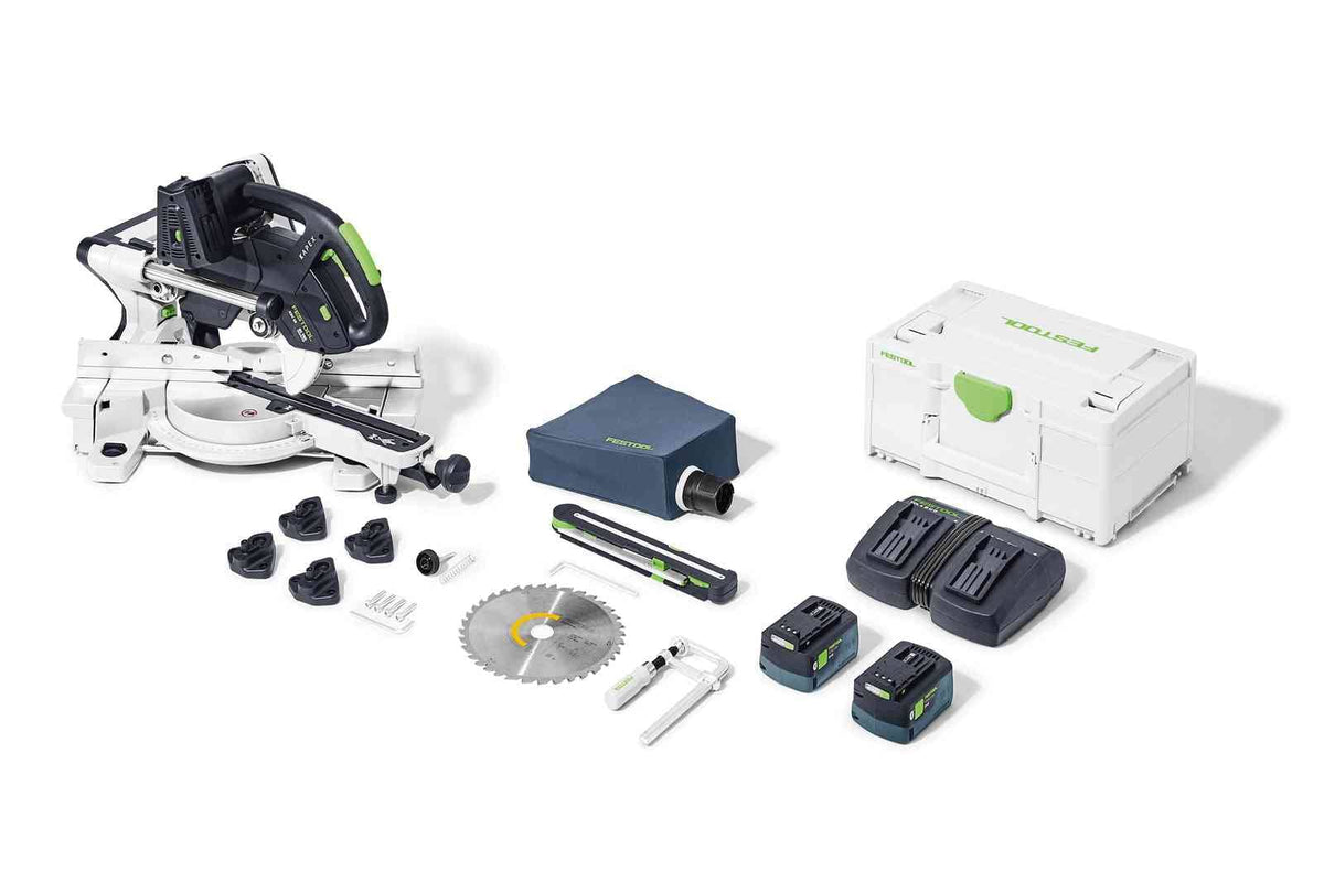 Festool Акумулаторен циркулярен трион с теглещо подаване KSC 60 EB 5,2 I-Plus KAPEX
