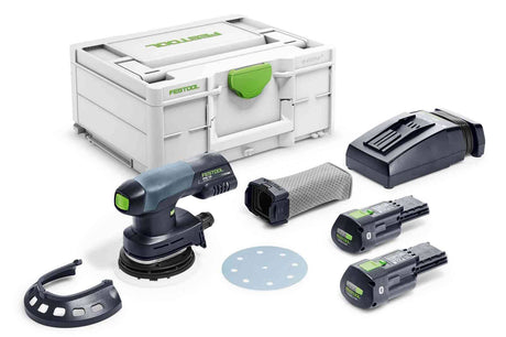 Festool Акумулаторна ексцентършлайф машина ETSC 125 3,0 I-Plus