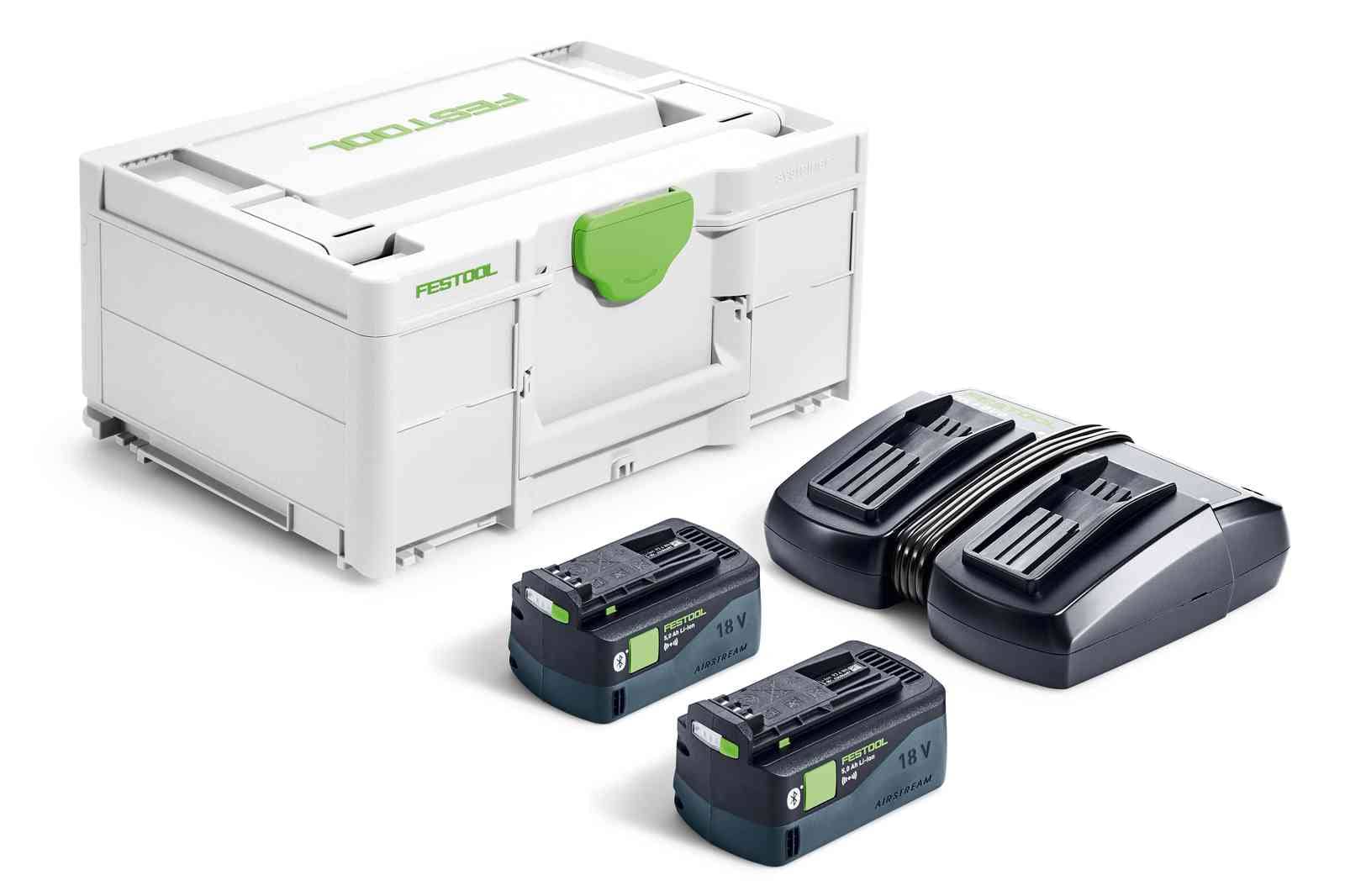 Festool Енергиен комплект SYS 18V 2x5,0/TCL 6 DUO