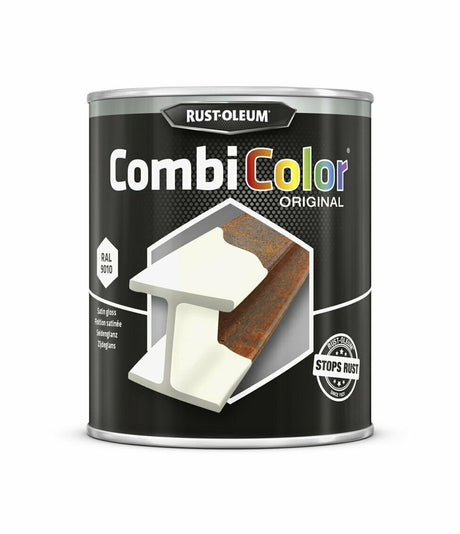 Rust-Oleum CombiColor® Original Защита за метали Сатен RAL 9010/Pure White 750ml
