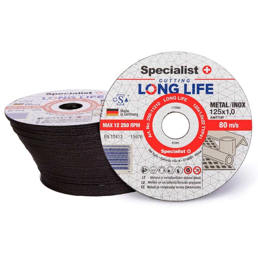 Specialist+ Диск за метал 125x1x22