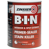 Set ZINSSER PERMA-WHITE MATT Interior paint + ZINSSER BIN PRIMER