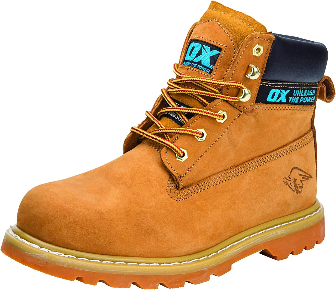 OX Honey Nubuck Safety Boot - Size 10
