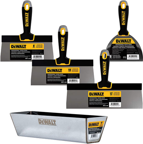 DeWALT Комплекти за шпакловане от неръждаема стомана - Цена: 264.60лв.