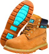 OX Работни обувки, набук, размер 44