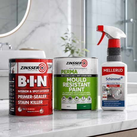 Zinsser BIN спрей — аерозолен shellac грунд против петна