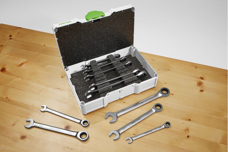 Festool Комплект ключове с пръстеновиден храповик SYS3 S 76-RRS-Set