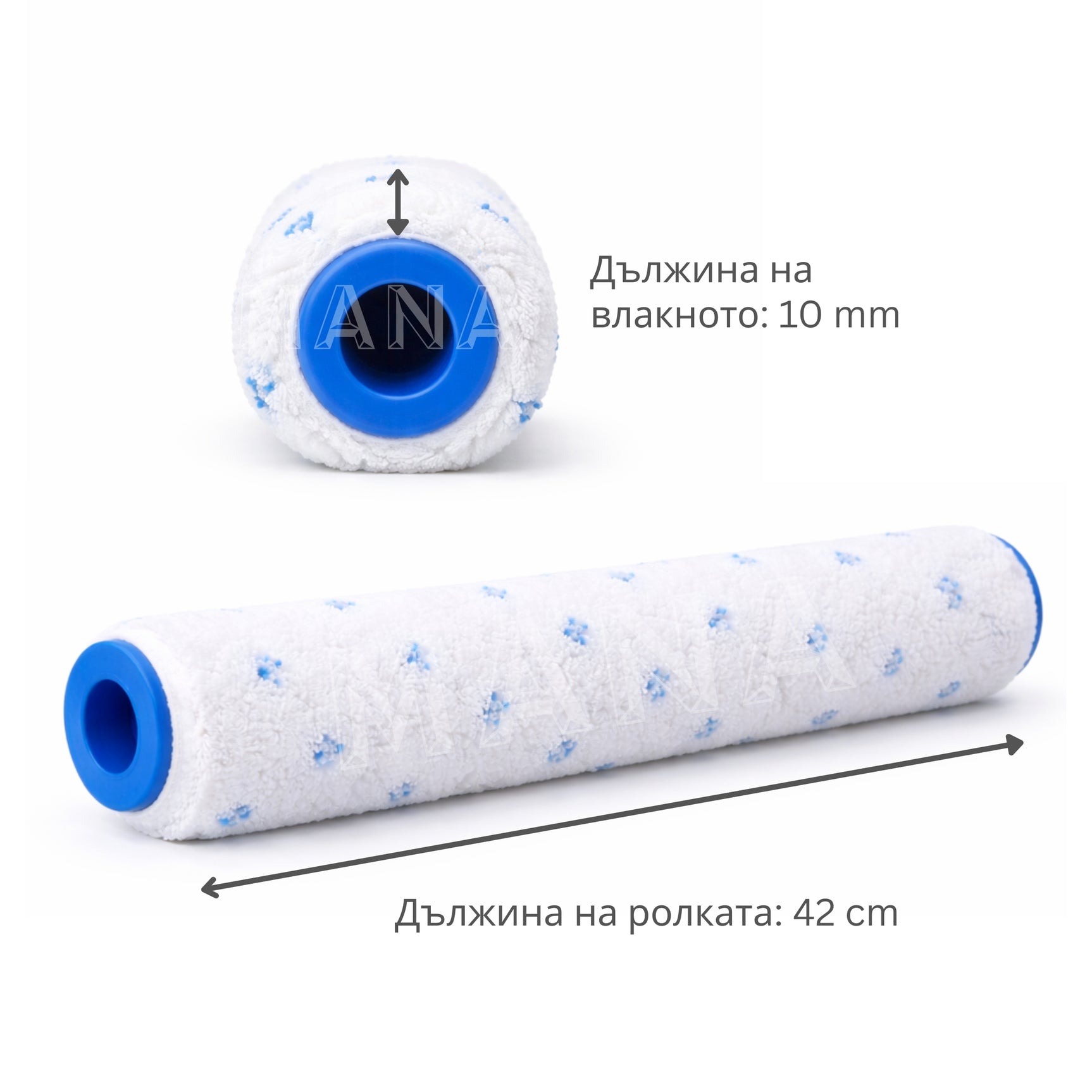 MANA Microfiber AllStar 10, Микрофибърен валяк 42 cm