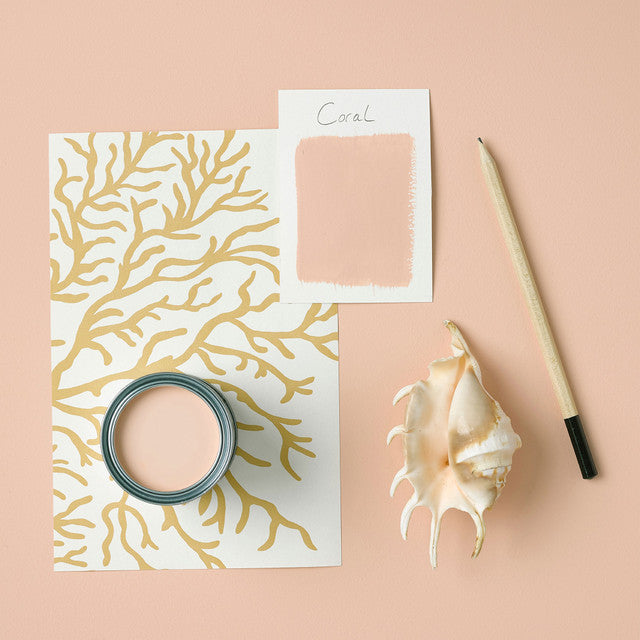 Rust Oleum Chalky Matt Furniture Paint/Coral 125ml