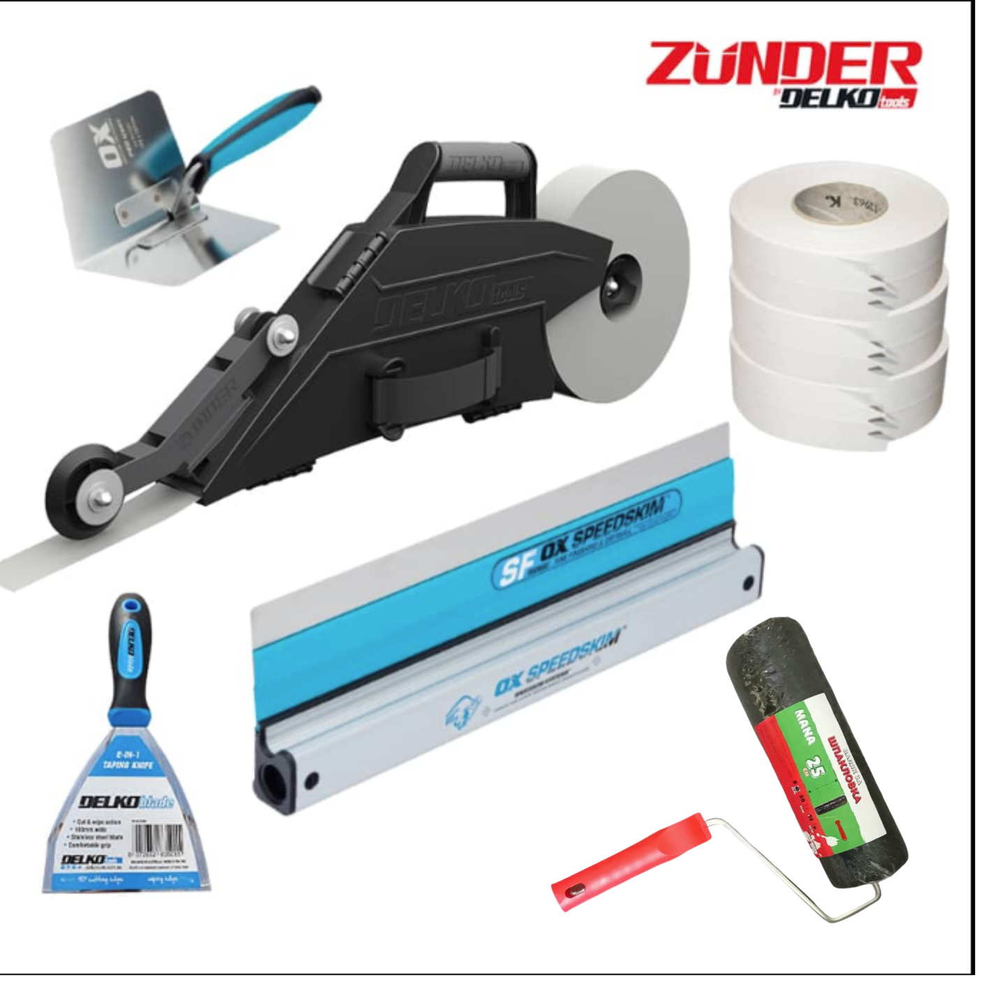 Универсален комплект за шпакловане