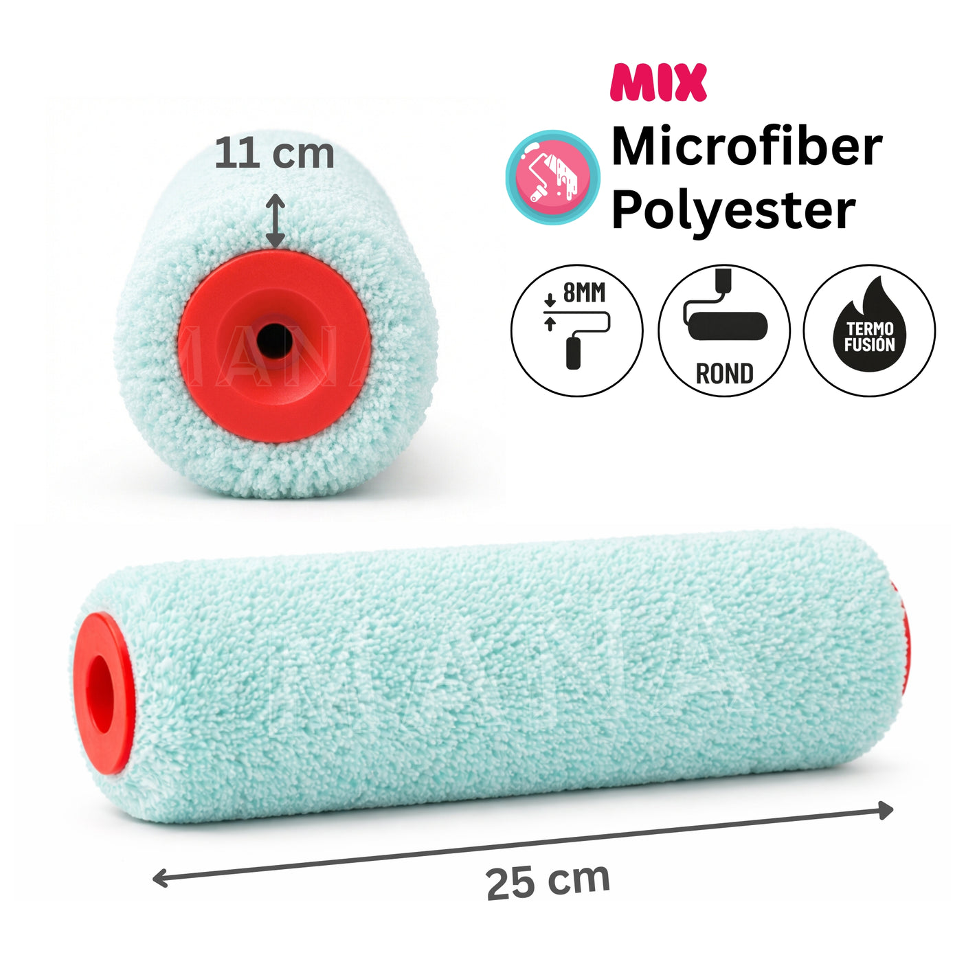 MANA Green Power Mix 11 валяк, 25см