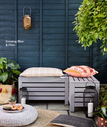 Rust Oleum Тебеширена боя за градински мебели Anthracite 750ml