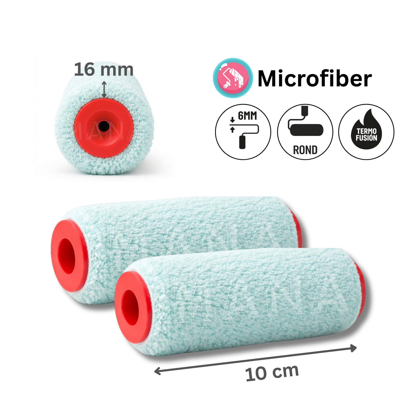 MANA Green Power 16, Валяк 10 cm, 2 броя