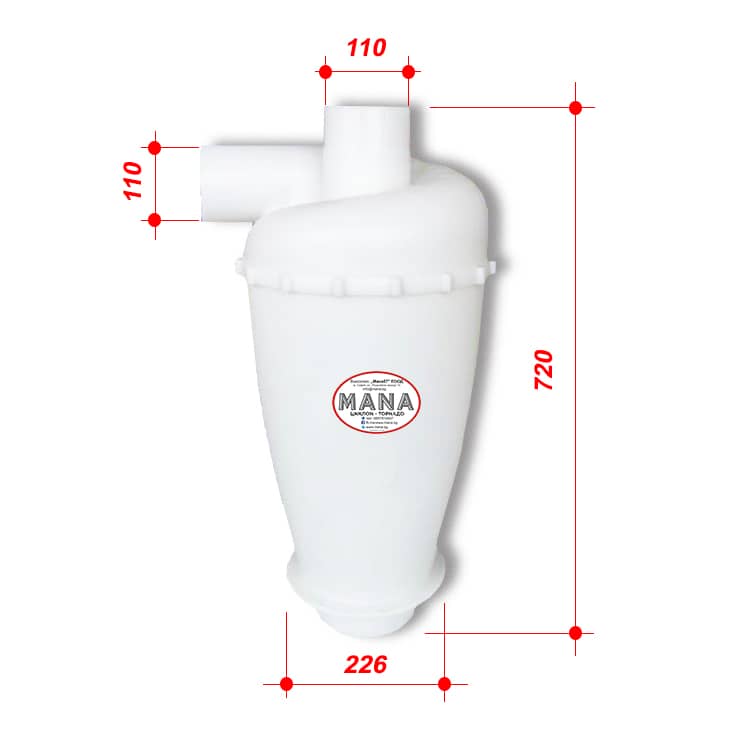 Industrial dust collector 110