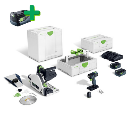 Festool Комбиниран акумулаторен комплект Universal TSC 55 K/TXS 18/TB M 137