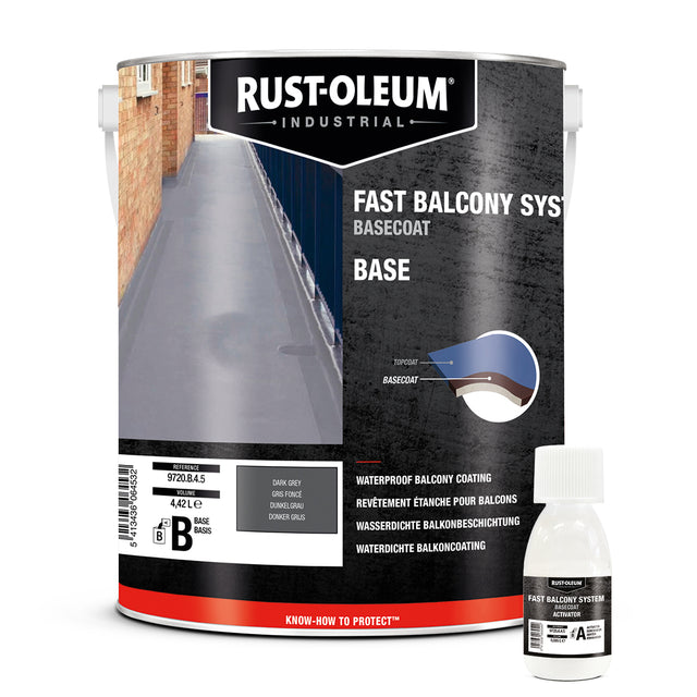 RUST OLEUM Бърза система за защита на балкон/Основно покритие